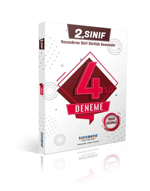 2. Sınıf Kazandıran Dörtlü Video Çözümlü Deneme Sınavı Kitabı