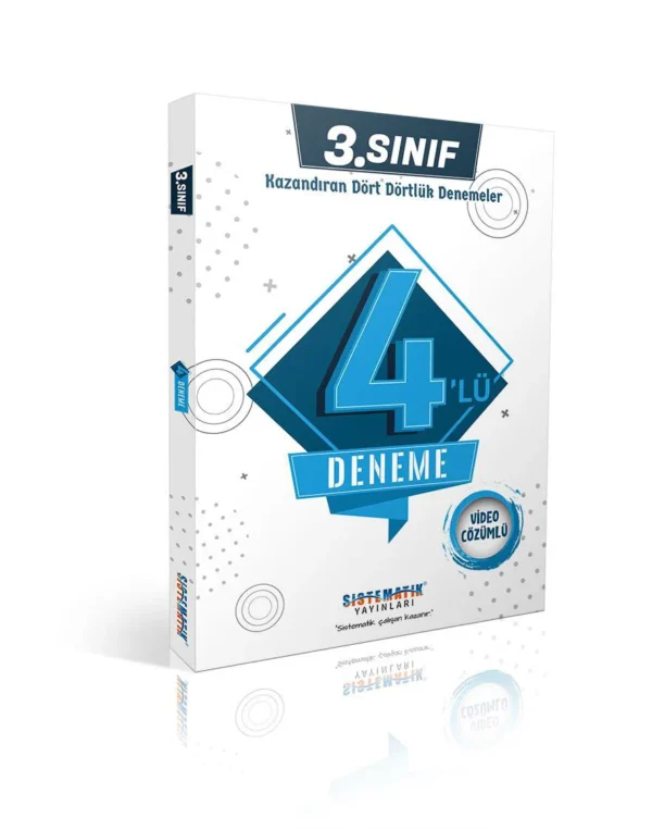 3. Sınıf Kazandıran Dörtlü Video Çözümlü Deneme Sınavı Kitabı